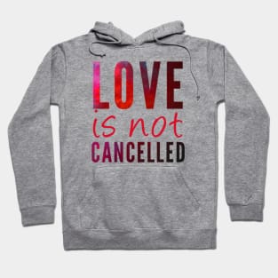 Love is not cancelled Love is not canceled Hoodie